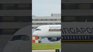 Double Singapore A350s shorts aviation planespotting [upl. by Arocal]