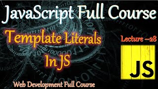 Template literals in javascript  Template string in javascript [upl. by Vasyuta894]