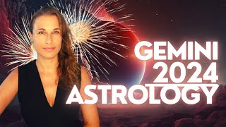 GEMINI Yearly HOROSCOPE 2024  Astrology Predictions GEMINI 2024  YOU TAKE THE SPOTLIGHT [upl. by Ribble]