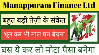 MANAPPURAM FINANCE LTD SHARE NEWS  NEXT TARGET  LATEST NEWS  STOCK ANALYSIS manappuramfinance [upl. by Burford]