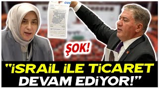 CHPli Murat Emir şok belgeyi gösterdi İsrail ile ticaret hız kesmeden devam ediyor [upl. by Iphigeniah]