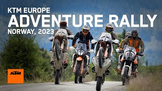 KTM EUROPE ADVENTURE RALLY – Norway 2023  KTM [upl. by Tanner]