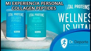 COLLAGEN PEPTIDES MI EXPERIENCIA PERSONAL COLÁGENO HIDROLIZADO [upl. by Jerrold]