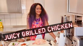 Grill Chicken recipe  Oven Home Grilled chicken [upl. by Manvell]