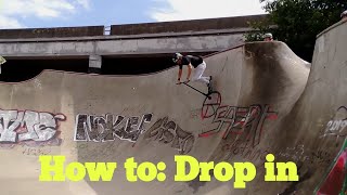 Drop in  how to Drop in on a scooter Nederlands [upl. by Annohs]