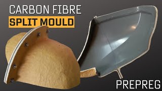 How to make Carbon Fibre SPLIT mould Car wing mirror cover Prepreg OUT OF AUTOCLAVE [upl. by Belcher655]