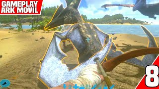 ARK Móvil  Tameando un Pteranodon  Ark Survival Evolved Mobile [upl. by Eiuqram]