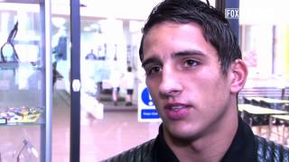 Knockaert Visits Samworth Enterprise Academy [upl. by Agn577]