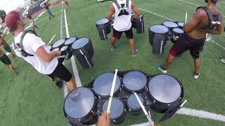 Blue Devils 2017 SnareQuad Cam  Miles Kenobbie [upl. by Horwath]