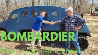 NEW NARROW GAUGE CUSTOMER ARRIVED IN TOWN  BOMBARDIER [upl. by Ogden141]