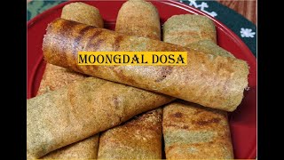 Pachai Payaru Dosai  மொறு மொறு பச்சை பயறு தோசை  Crispy Moongdal Dosa in Tamil Green Moongdal Dosa [upl. by Irby]