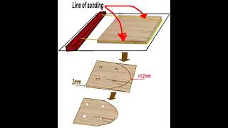 Fixing  High action Neck Misalignment Shim neck shimming Making the shim DIY SLIDESHOW [upl. by Tnomal781]