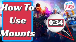 How To Use Mounts  Lost Ark [upl. by Evelin]