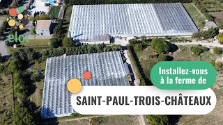 Exploitation agricole à vendre dans la Drôme SaintPaulTroisChâteaux 🍅🌱 [upl. by Cida]