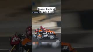 King of the Baggers Tyler OHara amp Kyle Wyman crash in the last lap and still finish at Laguna Seca [upl. by Neoma]