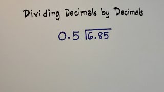 Dividing Decimals by Decimals  Basic Math Review MathTeacherGon [upl. by Ttiwed]