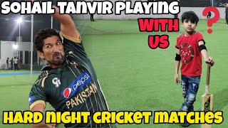 Night Matches At Beautiful Cricket groundSohail Tanvir Type Bowlingcricket sohailtanveer icc [upl. by Atiuqin]