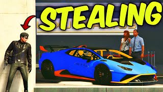 Stealing ALL quotSUPERCARSquot from Dealership in GTA 5 RP Gone Wrong [upl. by Gabriello684]