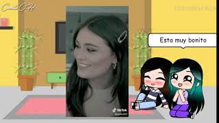 Calle y Poché reaccionan a vídeos de TIK TOK Gacha Club [upl. by Eitnom]