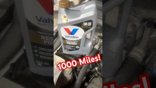 Valvoline Restore and Protect 1000Mile Test automobile oil diy [upl. by Salvadore127]