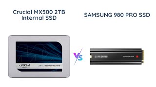 Crucial MX500 vs Samsung 980 PRO Which SSD is Better [upl. by Ervin921]