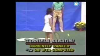 Gabriela Sabatini vs Anne White Tampa 1985 12 [upl. by Nela]