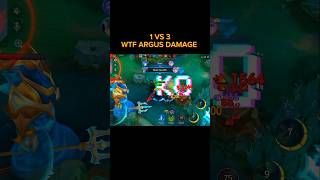 ARGUS WTF DAMAGE BRO ARGUS Shorts MLBB mobilelegends [upl. by Ling657]