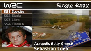 WRC  FIA World Rally Championship PSP  Pro Single Rally  Acropolis Rally Greece [upl. by Ruyle]