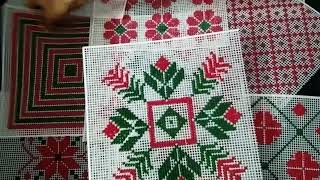 Fan Collection  Cross stitch Pattern Collection New Collection Dusutti Chadar  Chadar  New Fan [upl. by Susi]