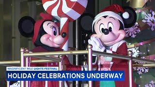 Magnificent Mile Lights Festival Parade brings holiday magic to downtown Chicago [upl. by Berne]