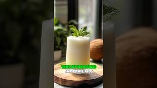 Honeydew melon Mint leaves Coconut Water smoothie [upl. by Airbmat]