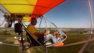 RideAlong in an Aerolite 103 Ultralight Flight  EAA AirVenture 2013 [upl. by Rhiamon]