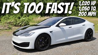 What Its Like Driving The Tesla Model S Plaid Fastest Car Out There [upl. by Adalard550]