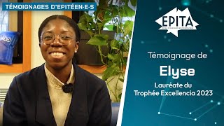 Témoignage dElyse  Lauréate du Trophée Excellencia 2023 [upl. by Annauj157]