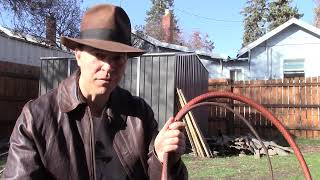 Joe Strain Indiana Jones Whip Review [upl. by Marmawke]