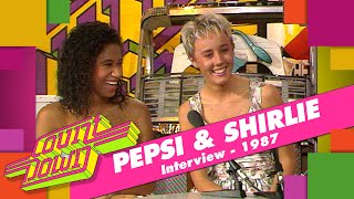 Pepsi amp Shirlie  Interview Countdown 1987 [upl. by Adnomar559]