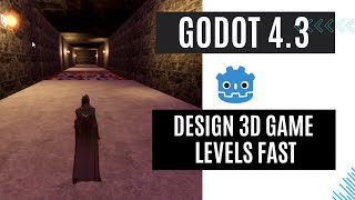 Design 3d Game Levels Fast  Godot 43 Tutorial [upl. by Bilek]