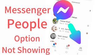 messenger people option not showing  how to fix messenger people option not showing [upl. by Jacobah]