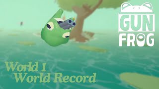 Gun Frog Lvl 1 World Record Speedrun Normal Difficulty [upl. by Elkraps]