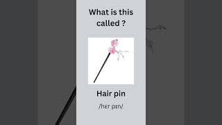 What is this called Hair accessories english learnenglish dailyenglish vocabulary accessories [upl. by Valoniah]