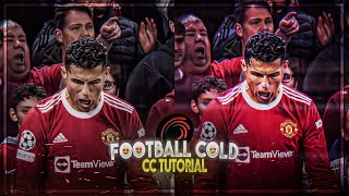 Football Cold Cc  Alight Motion Tutorial Like AE Preset [upl. by Kursh]