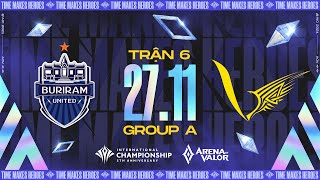 BURIRAM UNITED ESPORTS vs V GAMING  BRU vs VGM  VÒNG BẢNG AIC 2021 27112021 [upl. by Bresee]