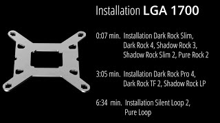 Installation LGA 1700  be quiet [upl. by Uriiah]