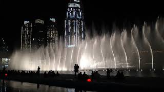 The Dubai Fountain  Lights amp Laser Show 2019 [upl. by Broeder]