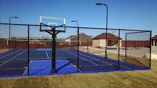 Sport Court® Texas  Multi Sport Game Courts  Drone Footage [upl. by Hartfield]