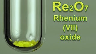 Re2O7 Rhenium heptoxide Chemical reactions [upl. by Diraj]