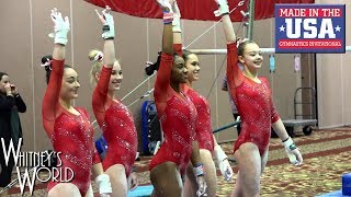 Whitney Bjerken  4th Level 10 Gymnastics Meet  Made in the USA [upl. by Lubeck]