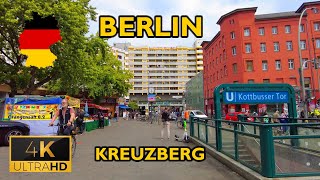 ⁴ᴷ⁶⁰ 🇩🇪 Berlin  Kreuzberg  Walking Tour June 2023 4K [upl. by Ettellocin]