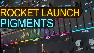 Rocket Launch FX Arturia Pigments 4 Sound Design Tutorial [upl. by Thamos]