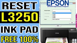 Epson L3250 Ink Pad Error Quick and Easy Solution [upl. by Myke]